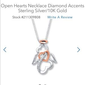 Kays Open Heart Necklace